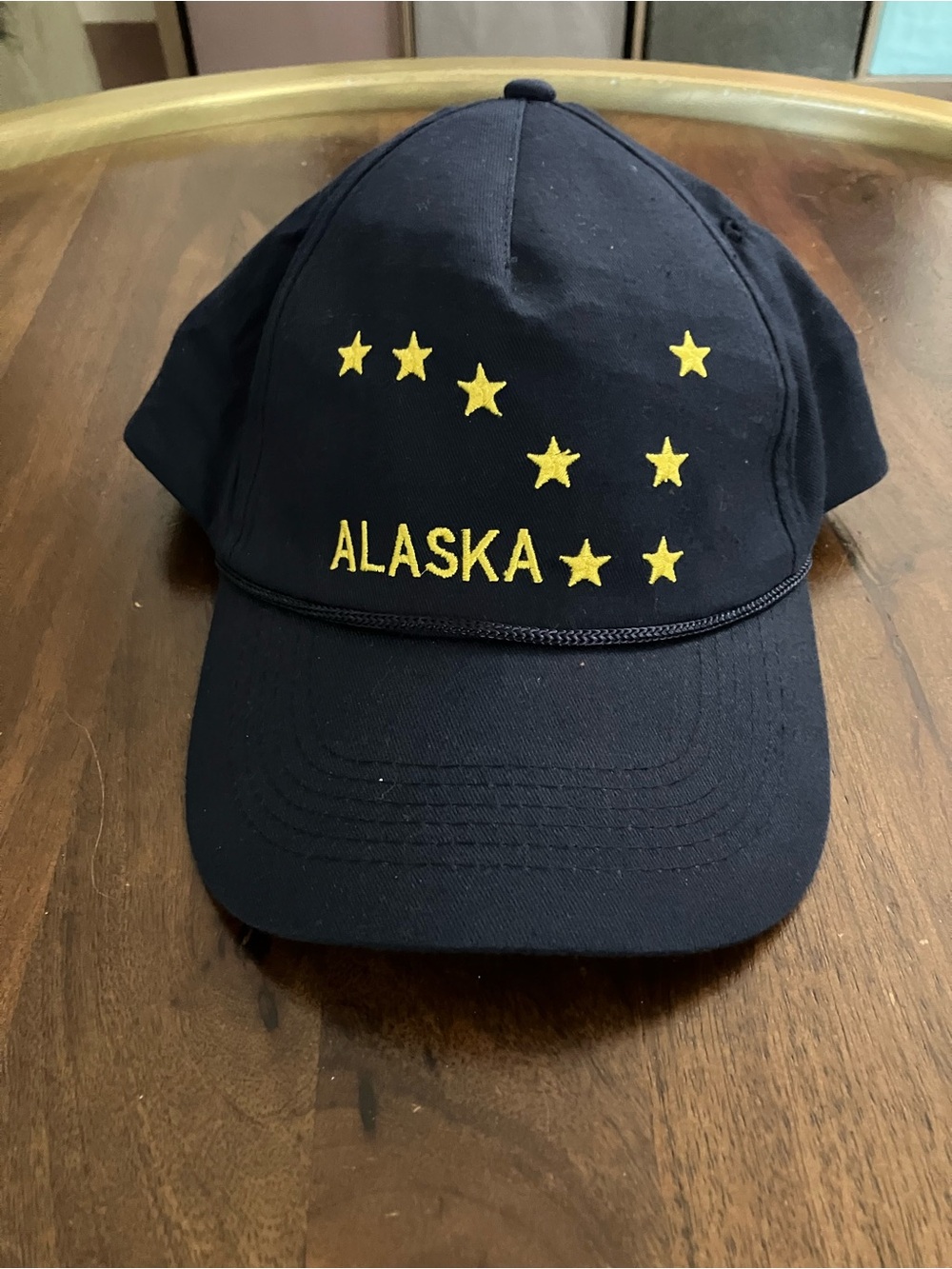 Vintage 80s/90s Alaska Map Stars SnapBack Hat Adjustable Cap Made In USA